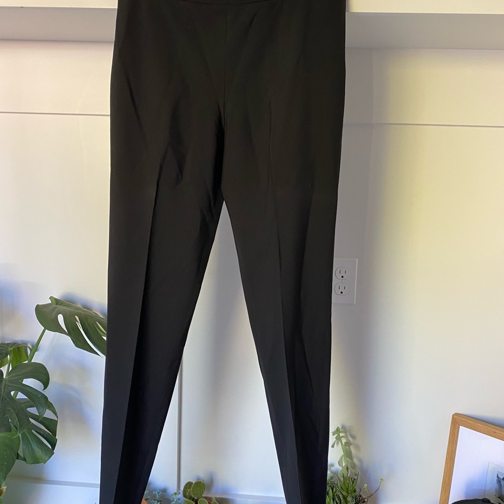 Theory side zip straight pants